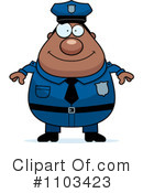 Police Man Clipart #1103423 by Cory Thoman