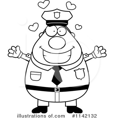 Royalty-Free (RF) Police Man Clipart Illustration by Cory Thoman - Stock Sample #1142132