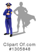 Police Man Clipart #1305848 by AtStockIllustration