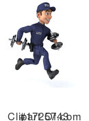 Police Man Clipart #1725743 by Julos