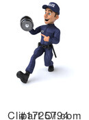 Police Man Clipart #1725794 by Julos