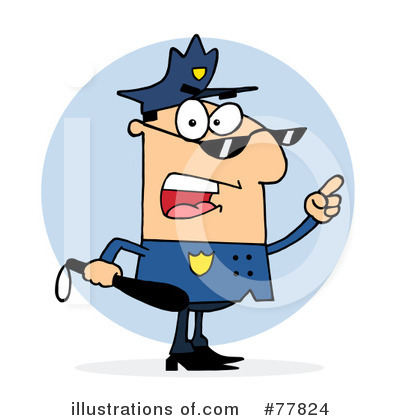 Policeman Clipart #77824 by Hit Toon
