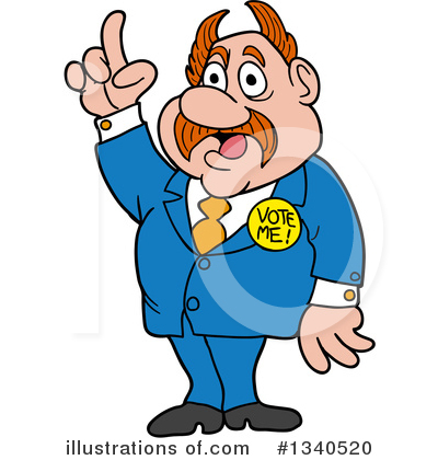 Royalty-Free (RF) Politician Clipart Illustration by LaffToon - Stock Sample #1340520