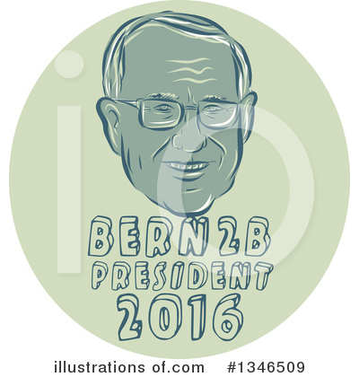 Bernie Sanders Clipart #1346509 by patrimonio