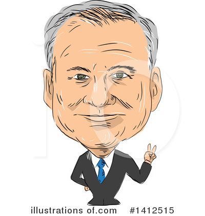 Royalty-Free (RF) Politician Clipart Illustration by patrimonio - Stock Sample #1412515
