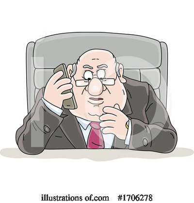 Cell Phone Clipart #1706278 by Alex Bannykh