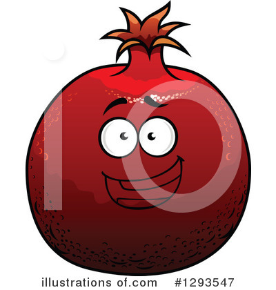 Royalty-Free (RF) Pomegranate Clipart Illustration by Vector Tradition SM - Stock Sample #1293547