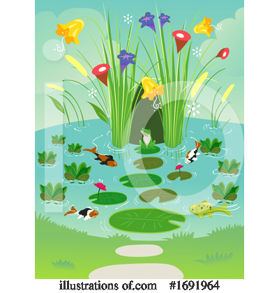 Royalty-Free (RF) Pond Clipart Illustration by BNP Design Studio - Stock Sample #1691964