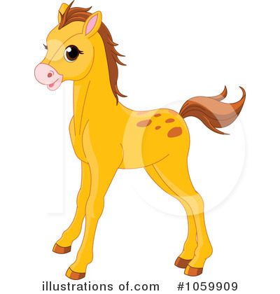 Royalty-Free (RF) Pony Clipart Illustration by Pushkin - Stock Sample #1059909