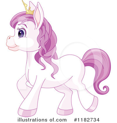 Royalty-Free (RF) Pony Clipart Illustration by Pushkin - Stock Sample #1182734