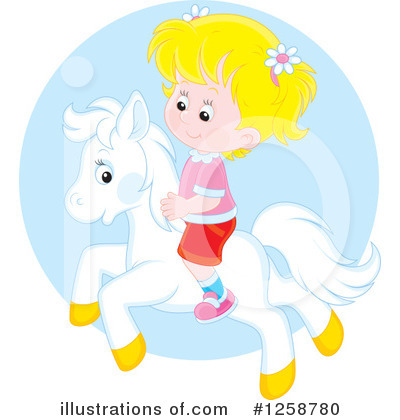 Royalty-Free (RF) Pony Clipart Illustration by Alex Bannykh - Stock Sample #1258780