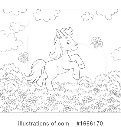 Royalty-Free (RF) Pony Clipart Illustration by Alex Bannykh - Stock Sample #1666170