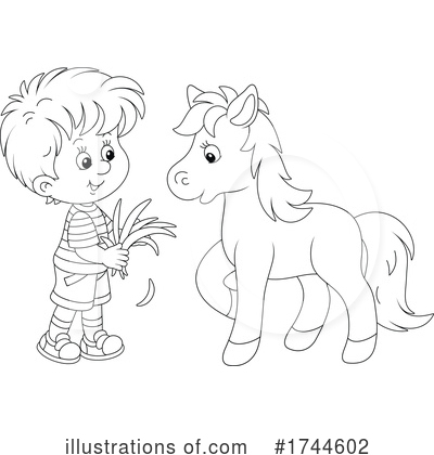 Royalty-Free (RF) Pony Clipart Illustration by Alex Bannykh - Stock Sample #1744602