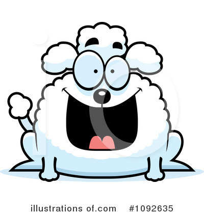 Poodle Clipart #1092635 by Cory Thoman