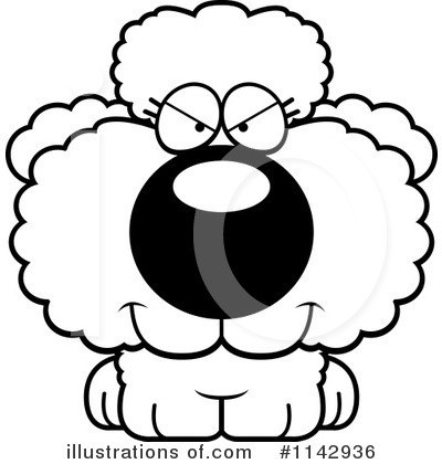 Royalty-Free (RF) Poodle Clipart Illustration by Cory Thoman - Stock Sample #1142936