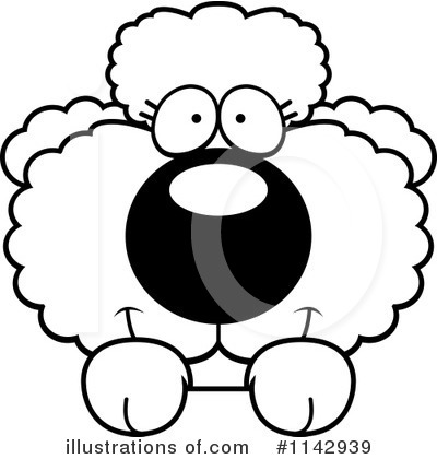 Royalty-Free (RF) Poodle Clipart Illustration by Cory Thoman - Stock Sample #1142939