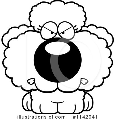 Royalty-Free (RF) Poodle Clipart Illustration by Cory Thoman - Stock Sample #1142941