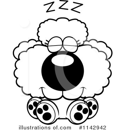 Royalty-Free (RF) Poodle Clipart Illustration by Cory Thoman - Stock Sample #1142942