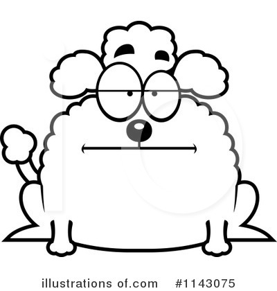 Royalty-Free (RF) Poodle Clipart Illustration by Cory Thoman - Stock Sample #1143075
