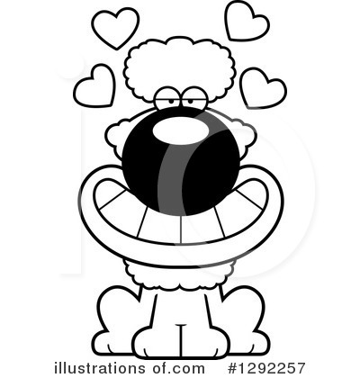 Royalty-Free (RF) Poodle Clipart Illustration by Cory Thoman - Stock Sample #1292257