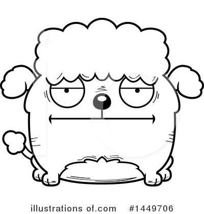 Royalty-Free (RF) Poodle Clipart Illustration by Cory Thoman - Stock Sample #1449706