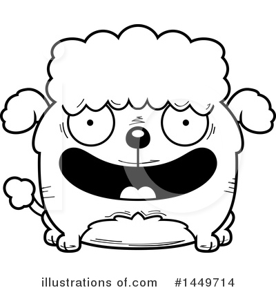 Royalty-Free (RF) Poodle Clipart Illustration by Cory Thoman - Stock Sample #1449714