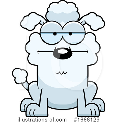 Royalty-Free (RF) Poodle Clipart Illustration by Cory Thoman - Stock Sample #1668129