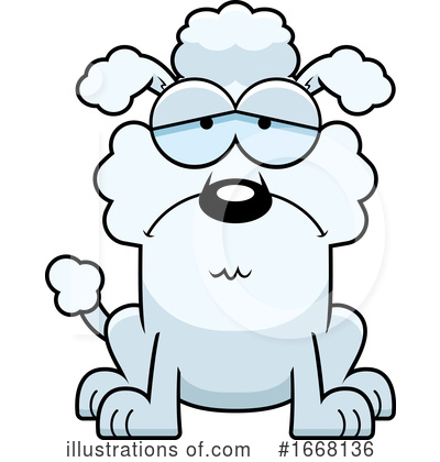 Royalty-Free (RF) Poodle Clipart Illustration by Cory Thoman - Stock Sample #1668136