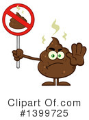 Poop Character Clipart #1399725 by Hit Toon