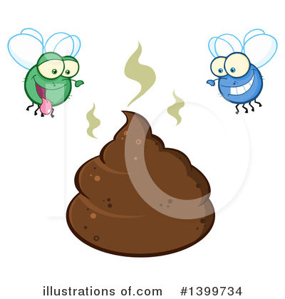 Royalty-Free (RF) Poop Clipart Illustration by Hit Toon - Stock Sample #1399734