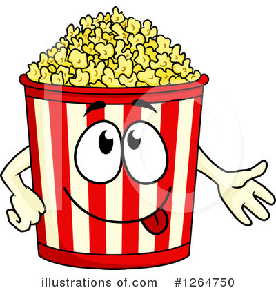 Royalty-Free (RF) Popcorn Clipart Illustration by Vector Tradition SM - Stock Sample #1264750
