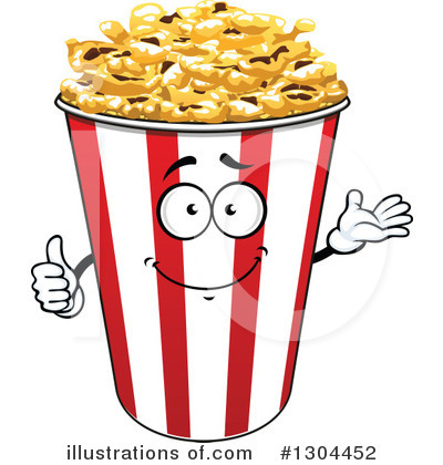 Royalty-Free (RF) Popcorn Clipart Illustration by Vector Tradition SM - Stock Sample #1304452