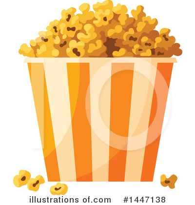 Royalty-Free (RF) Popcorn Clipart Illustration by Vector Tradition SM - Stock Sample #1447138