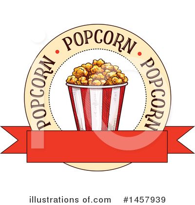 Royalty-Free (RF) Popcorn Clipart Illustration by Vector Tradition SM - Stock Sample #1457939