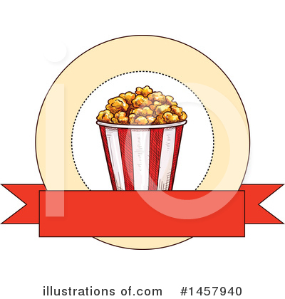Royalty-Free (RF) Popcorn Clipart Illustration by Vector Tradition SM - Stock Sample #1457940