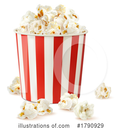 Royalty-Free (RF) Popcorn Clipart Illustration by Vector Tradition SM - Stock Sample #1790929