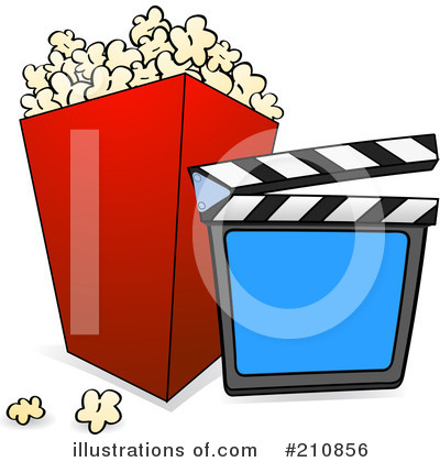 Royalty-Free (RF) Popcorn Clipart Illustration by elaineitalia - Stock Sample #210856