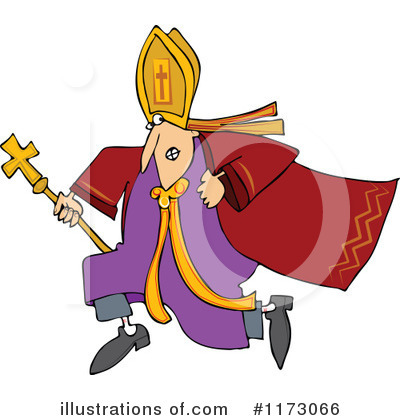 Royalty-Free (RF) Pope Clipart Illustration by djart - Stock Sample #1173066