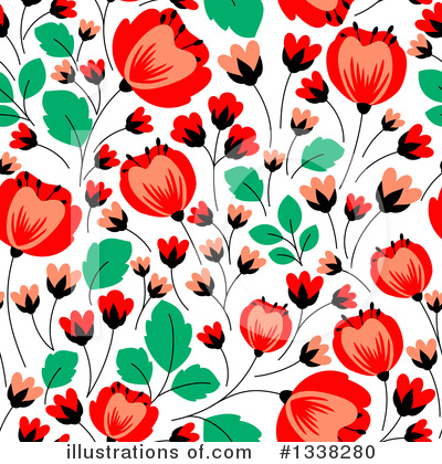 Floral Pattern Clipart #1338280 by Vector Tradition SM