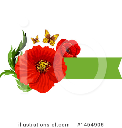 Royalty-Free (RF) Poppy Clipart Illustration by Vector Tradition SM - Stock Sample #1454906