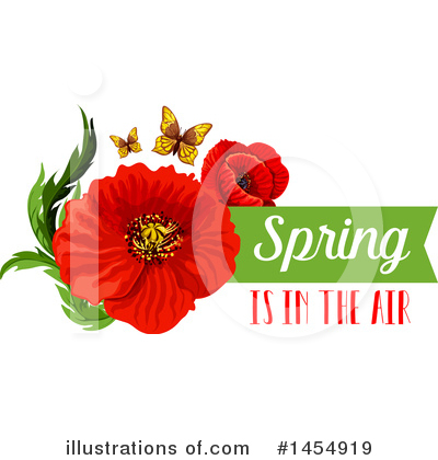 Royalty-Free (RF) Poppy Clipart Illustration by Vector Tradition SM - Stock Sample #1454919