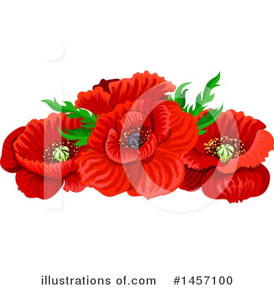 Royalty-Free (RF) Poppy Clipart Illustration by Vector Tradition SM - Stock Sample #1457100