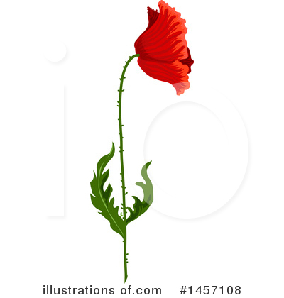 Royalty-Free (RF) Poppy Clipart Illustration by Vector Tradition SM - Stock Sample #1457108