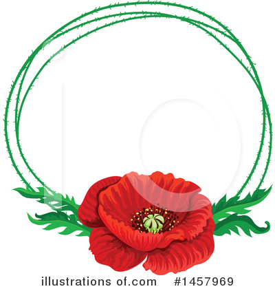 Royalty-Free (RF) Poppy Clipart Illustration by Vector Tradition SM - Stock Sample #1457969