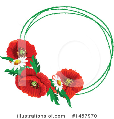 Royalty-Free (RF) Poppy Clipart Illustration by Vector Tradition SM - Stock Sample #1457970
