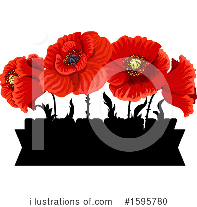 Royalty-Free (RF) Poppy Clipart Illustration by Vector Tradition SM - Stock Sample #1595780