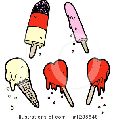Royalty-Free (RF) Popsicle Clipart Illustration by lineartestpilot - Stock Sample #1235848