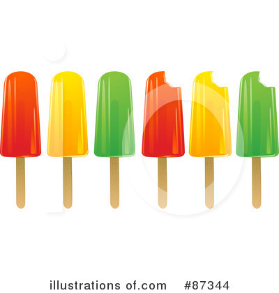 Royalty-Free (RF) Popsicle Clipart Illustration by elaineitalia - Stock Sample #87344