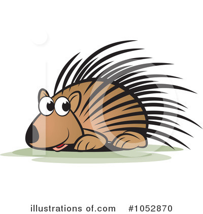 Porcupine Clipart #1052870 by Lal Perera