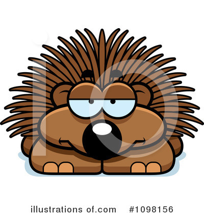 Porcupine Clipart #1098156 by Cory Thoman